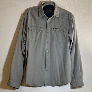 Howler Brothers Gray Casual Button Down Shirt